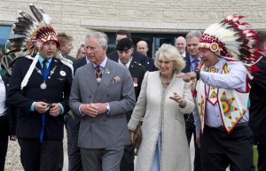 Prince Charles and his wife Camilla visit the Aboriginal University in Regina during their last visit to Canada, on May 23, 2012. THE CANADIAN PRESS/Paul Chiasson 