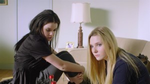 Georgie Henley (left) and Abigail Breslin star in the movie “Perfect Sisters,” about two teenage girls who murder their mother by drowning her in their bathtub, staging it to look like an accidental drowning. The movie, opening April 11 in select cities, is based on a true story from Mississauga, Ont., of two sisters who were convicted of first-degree murder. THE CANADIAN PRESS/ho 