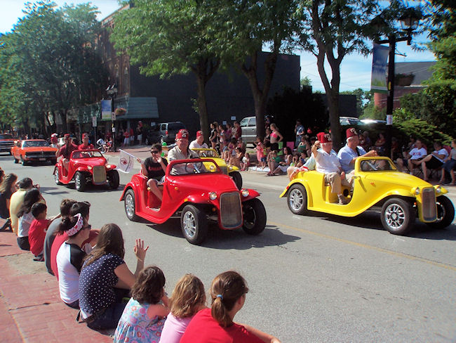 Shriners in Chatham on Canada Day, 2014. Photo Greg Holden