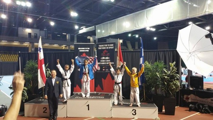 Cobra’s Taekwondo Training Centre and Sarnia Olympic Taekwondo Academy competing at the 2016 Canada Open